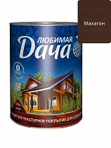 "Любимая дача" - тектурное покрытие 0,75 л (махагон) на сайте Стройсервис
