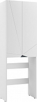 Шкаф Домино Vector 65 напольный над стиральной машиной белый на сайте Стройсервис
