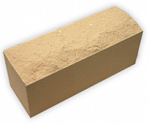 Кирпич утолщенный лицевой рустированный ложковый "Жёлтый" М-200 SiMat на сайте Стройсервис
