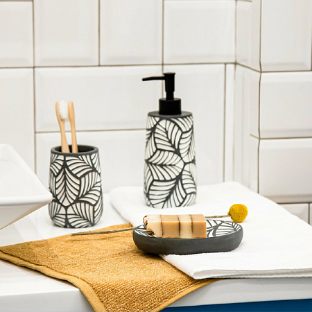 Стакан д/зубных щеток Floret  цемент 75216 Master House (2)