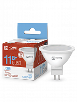 Лампа светодиодная LED-JCDR-VC 11Вт 230В GU5.3 6500К 990Лм IN HOME на сайте Стройсервис

