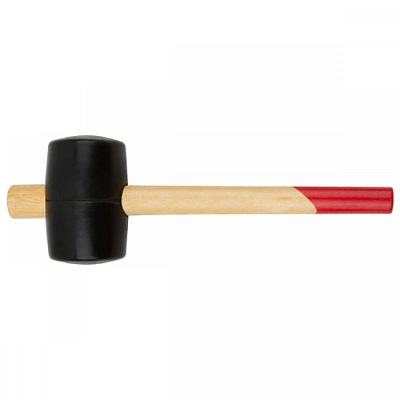 Киянка  600гр черная резина деревянная ручка  на сайте Стройсервис
