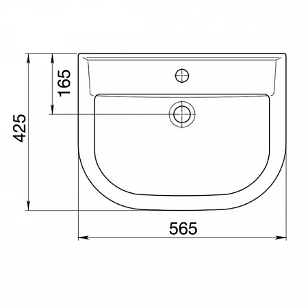 Умывальник-тюльпан 