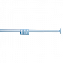 Карниз д/ванной телескопический 1,1-2,05м голубой Мультипласт/Умничка  на сайте Стройсервис
