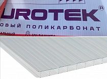 Поликарбонат   8мм  0,9 кг/м²  прозрачный EuroTek на сайте Стройсервис
