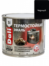 Эмаль термостойкая черный 0,4л DALI на сайте Стройсервис
