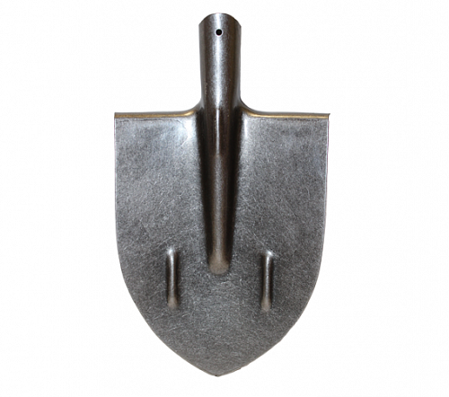 Лопата штыковая с ребрами жесткости  ЛКО (рельсовая сталь) на сайте Стройсервис
