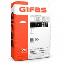 Шпатлевка полимерная Gifas КR 25кг  на сайте Стройсервис
