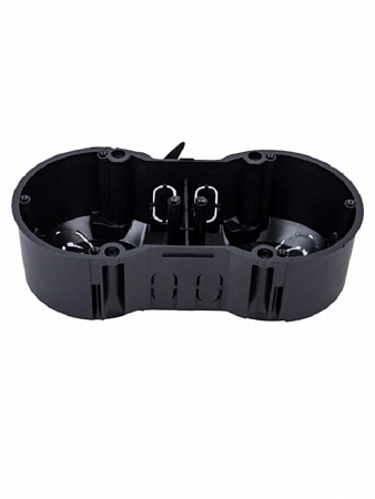 Коробка установочная СП 2-местная д/бетона 141х70х45мм (с саморезами) GE40007 GREENEL на сайте Стройсервис
