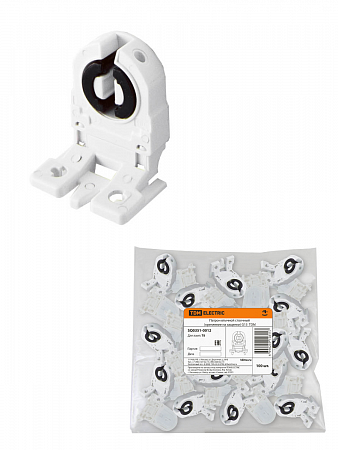Патрон электрический G13 для люминесцентных ламп стоечный втычной SQ0351-0012 TDM Electric на сайте Стройсервис
