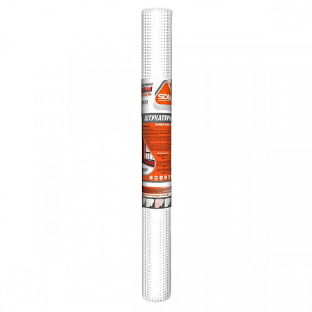 Сетка штукатурная интерьерная 5*5мм 1м*50м 60г/м²   стекловолокно белая на сайте Стройсервис
