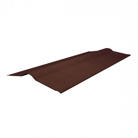 Коньковый элемент КРАСНЫЙ для ондулина  на сайте Стройсервис
