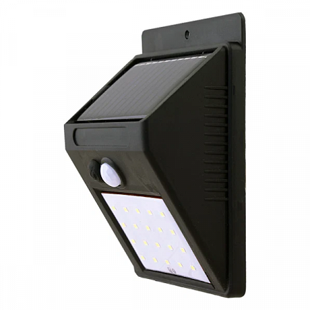 Светильник на солнечной батарее настенный 20LED (350lm) датч.движ. 5м, выкл. az15667 СТАРТ_1 (1)