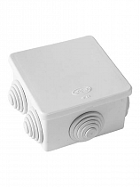 Коробка распределительная ОП 70х70х40мм.IP54 белая на сайте Стройсервис
