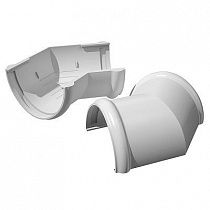 Угол желоба 135°, белый Verat на сайте Стройсервис
