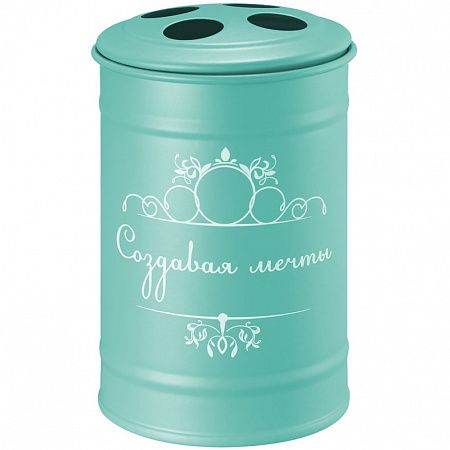 Стакан для зубных щёток "Создавая мечты" настольный тиффани FOR-DA042BL на сайте Стройсервис
