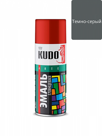 Аэрозоль- Эмаль алкидная универсальная Тёмно-Серая 520мл КУДО *12 на сайте Стройсервис
