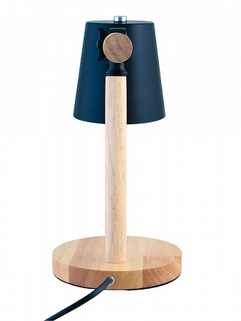 Светильник настольный СТ83 40W E27 металл/дерево/резина черный 19594 СТАРТ (1)