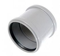 Муфта канализ. надвижная/ремонтная серая Ду 32мм PP-H Flextron на сайте Стройсервис
