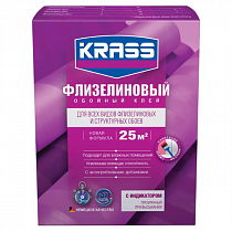 0005444 Клей KRASS Флизелиновый для обоев 200г Россия на сайте Стройсервис
