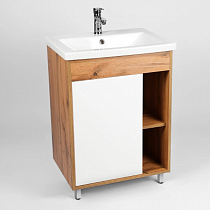 Тумба-умывальник VIANT "Бостон" 50 белая на сайте Стройсервис
