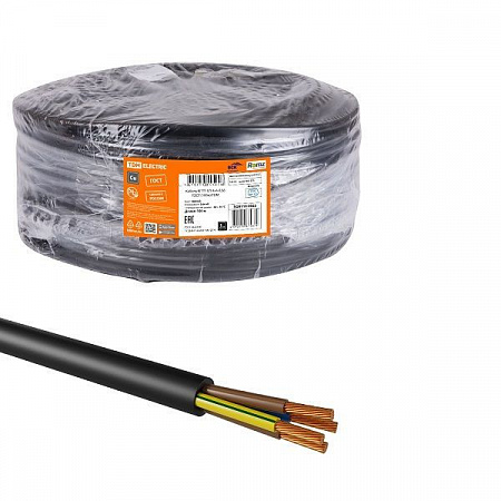 Кабель КГТП-ХЛ 4х4(N)-0,66 - 3 ГОСТ (100м) TDM SQ0110-0025 на сайте Стройсервис
