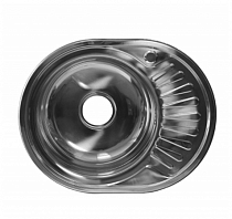 МОЙКА Mixline врезная овальная 57х45 (0,8)/15 ЛЕВАЯ на сайте Стройсервис
