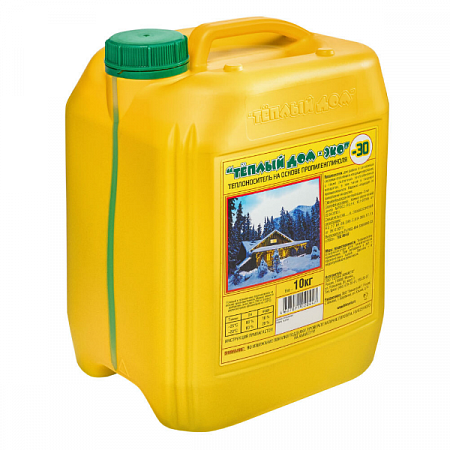 Теплоноситель "Теплый дом ЭКО" -30 10 кг  на сайте Стройсервис
