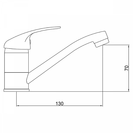 Смеситель для умывальника/кухни GROSS AQUA MINI 3210213C-G0109 (2)