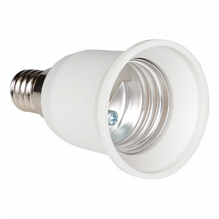 Патрон-переходник с E14 на E27 белый PROxima на сайте Стройсервис
