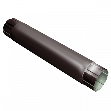  Труба круглая соединительная Grand Line 90мм*1м 8017 на сайте Стройсервис
