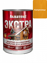 Защитно-декоративное покрытие для древесины Акватекс ЭКСТРА калужница 0,8л на сайте Стройсервис
