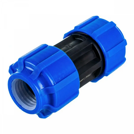 Муфта вода ПНД соединительная Дн40мм на сайте Стройсервис
