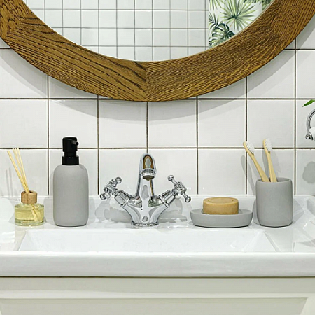 Стакан д/зубных щеток Loft, цемент,75384 Master House (2)