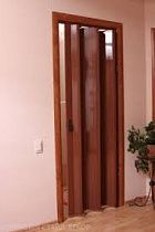 Дверь ПВХ  раздвижная миланский орех на сайте Стройсервис
