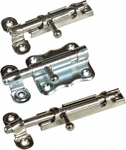 Шпингалет накладной 60мм цинк  на сайте Стройсервис
