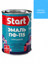 Эмаль ПФ-115 светло-голубая 0,8кг Старт  на сайте Стройсервис

