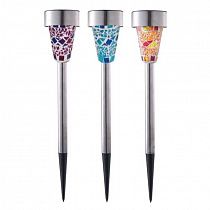 Светильник газонный на стойке  1LED на солнечной батарее "Мозаика" TDM на сайте Стройсервис
