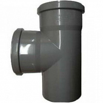 Тройник канализ. серый Ду 110*87,5° РР-Н Flextron  на сайте Стройсервис
