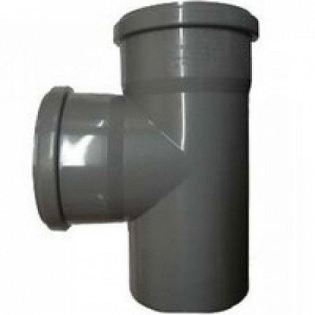 Тройник канализ. серый Ду 110*87,5° РР-Н Flextron  на сайте Стройсервис
