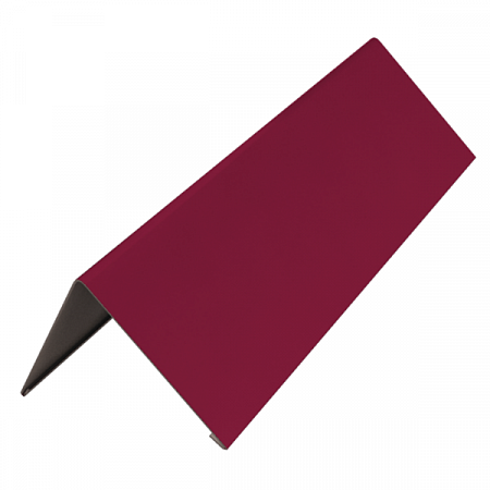 Конек 150мм*2м RAL 3005 Красное вино с подгибом на сайте Стройсервис
