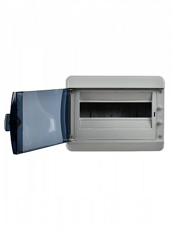 Бокс настенного монтажа 12мод. IP65 черная прозрачная дверь TF5-KP72-N-12-65-K03-K02 IEK (1)