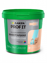 0008113 Эмаль универсальная Лакра PROF IT ВД  полуглянцевая база А 0,9 кг на сайте Стройсервис

