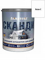 Антисептик кроющий для древесины Акватекс СКАНДИ айсберг (база С) 0,75л на сайте Стройсервис
