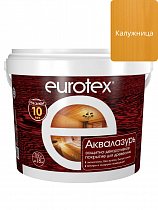 Лак защитно-декоративный EUROTEX® АКВАЛАЗУРЬ калужница 0,9кг на сайте Стройсервис
