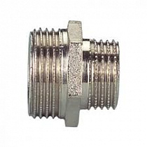 Ниппель переходной 1/2"х1/4" латунь никел. на сайте Стройсервис
