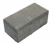 Плитка тротуарная "Кирпичик" серая 200*100*80 1шт- 0,02 м2// 1п-480шт/9,6м2 на сайте Стройсервис
