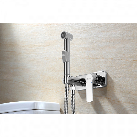 Смеситель с гигиеническим душем встраиваемый Plus Grace LM1519C хром LEMARK