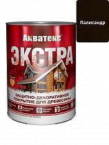Защитно-декоративное покрытие для древесины Акватекс ЭКСТРА палисандр 0,8л на сайте Стройсервис
