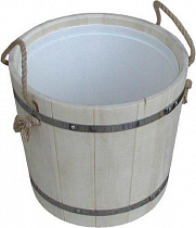 Запарник ЛИПА с пластиковой вставкой, без крышки  9литров  д.250мм высота 250мм на сайте Стройсервис
